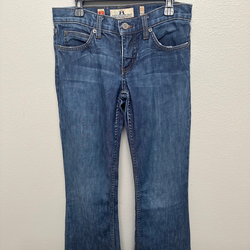 Vintage Y2K Juicy Couture Low Rise Flare Blue Jeans Size: 25